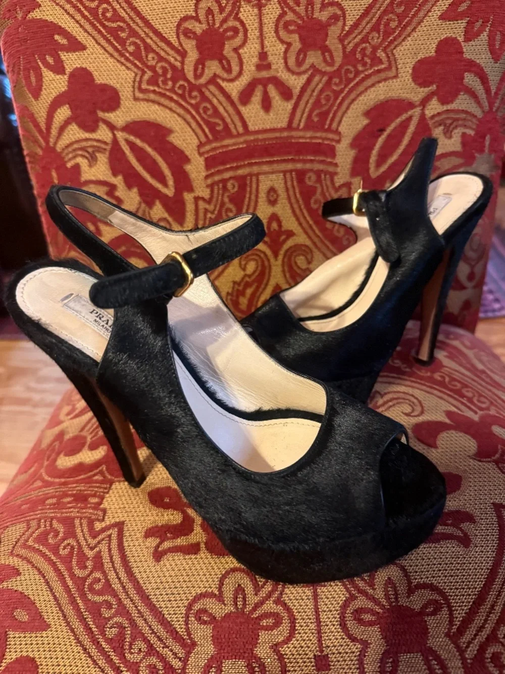 High heal Prada shoes